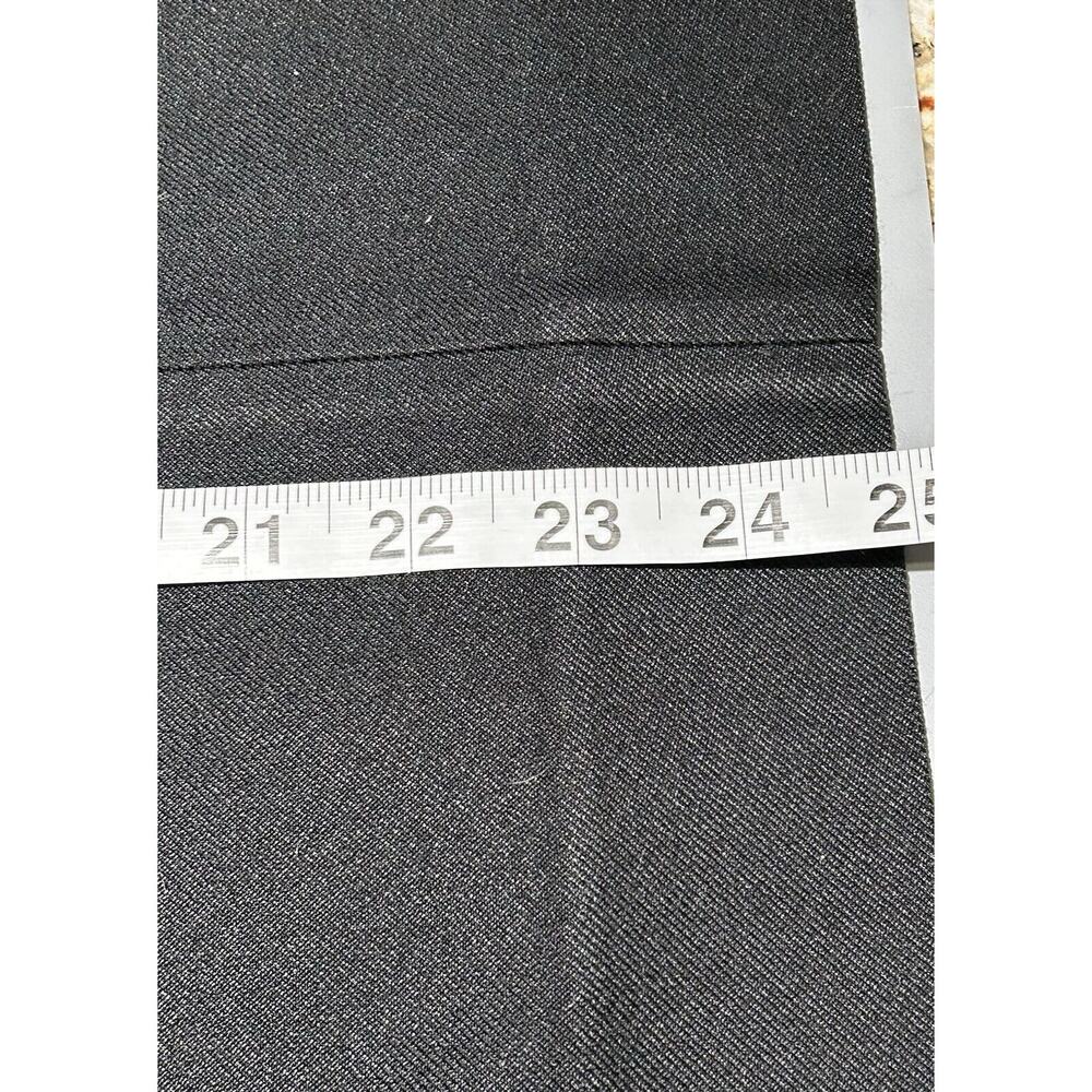 YVES SAINT LAURENT France Autumn 2010 Black Pencil Skirt F36 US 4 Wool Silk - Picture 13 of 16